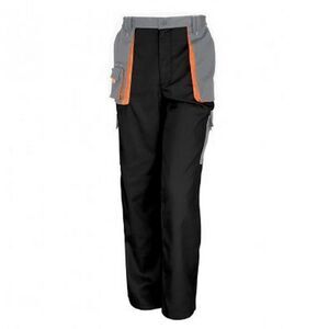Result Work-Guard Mens Lite Trousers / Black/Gray